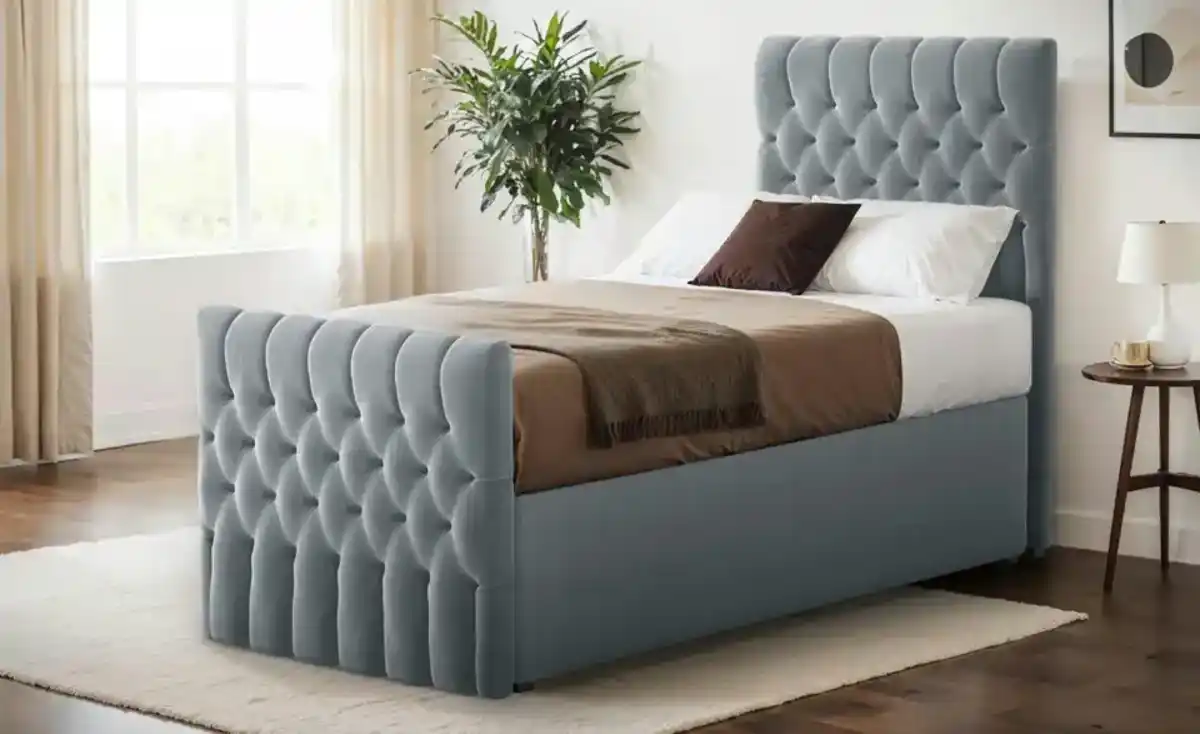 Bild 1 von Boxbett mit Bettkasten und Fußteil Belek King