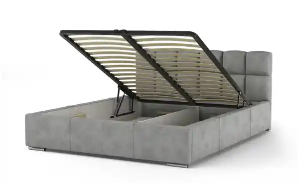 Bild 4 von Polsterbett mit Stauraum, Cordbezug Luis