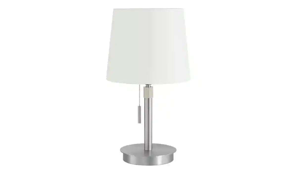 Bild 3 von Trio Tischleuchte, 1-flammig, Nickel-matt, Stoffschirm weiß
