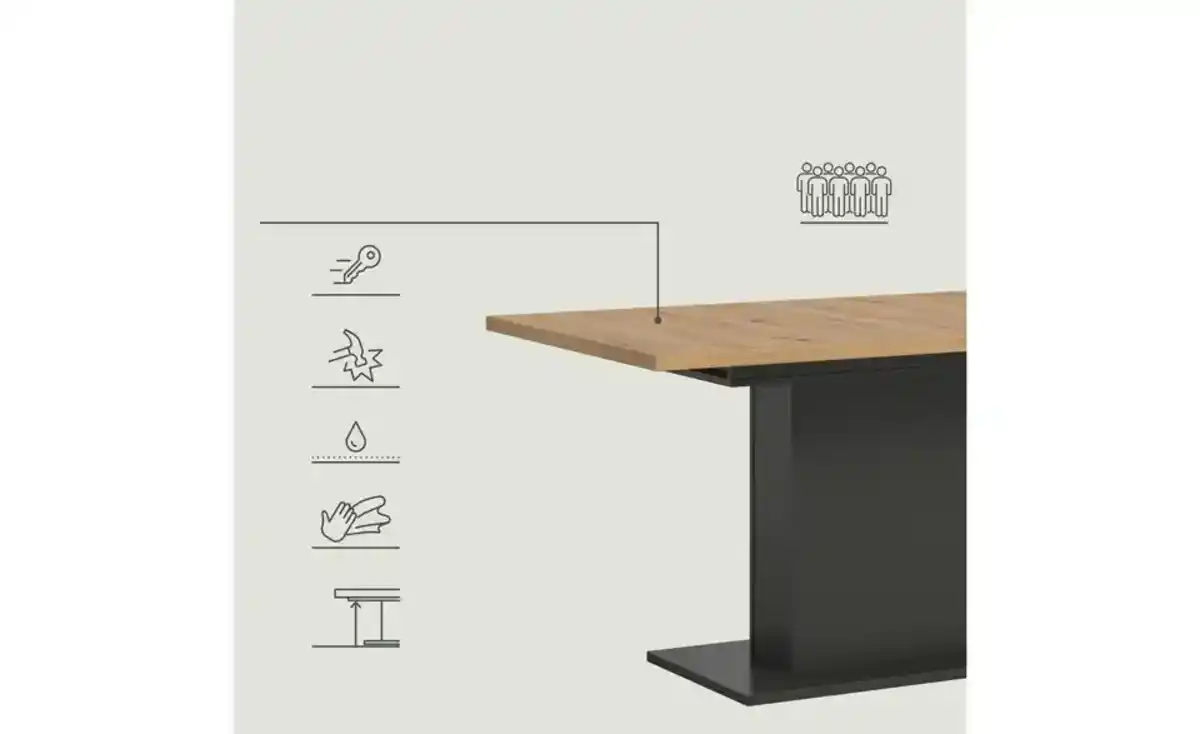 Bild 4 von Esstisch ausziehbar  Moritz