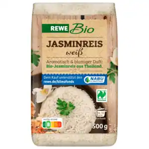 REWE Bio Jasminreis weiß 500g