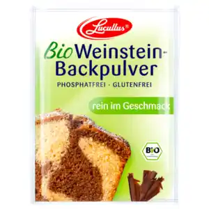 Lucullus Bio Weinstein-Backpulver 3 Stück