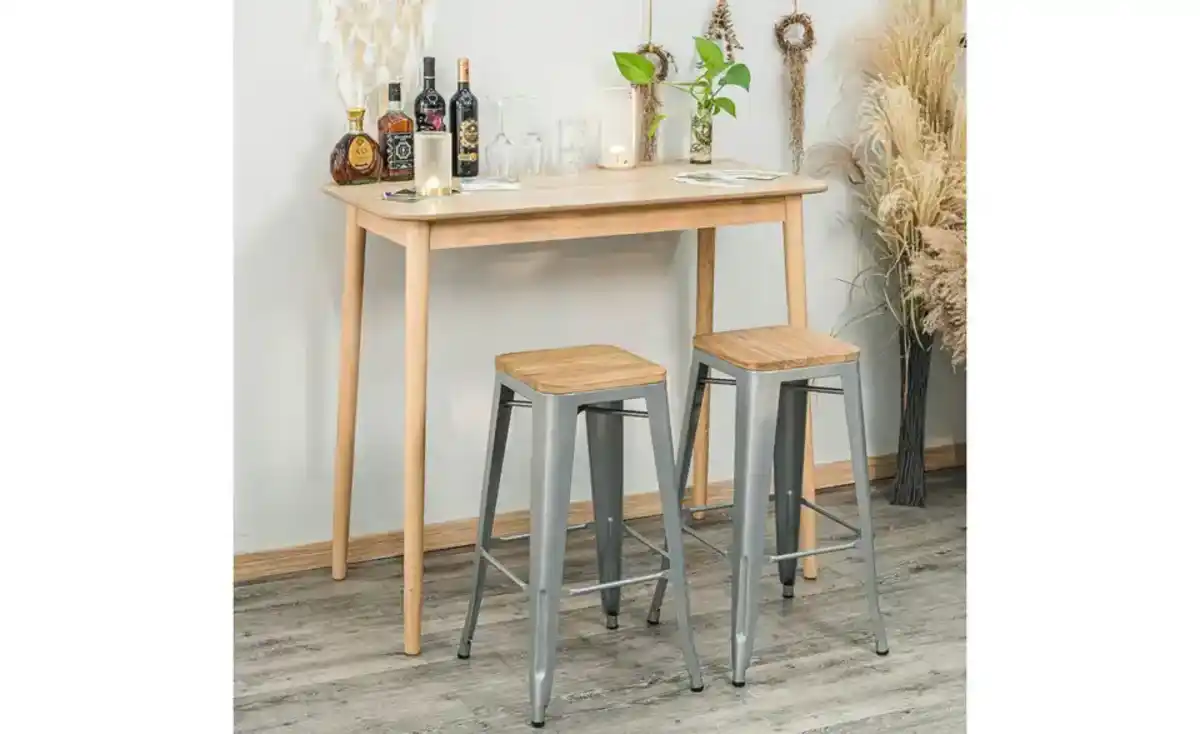 Bild 3 von Barhocker 4er-Set Tabnash