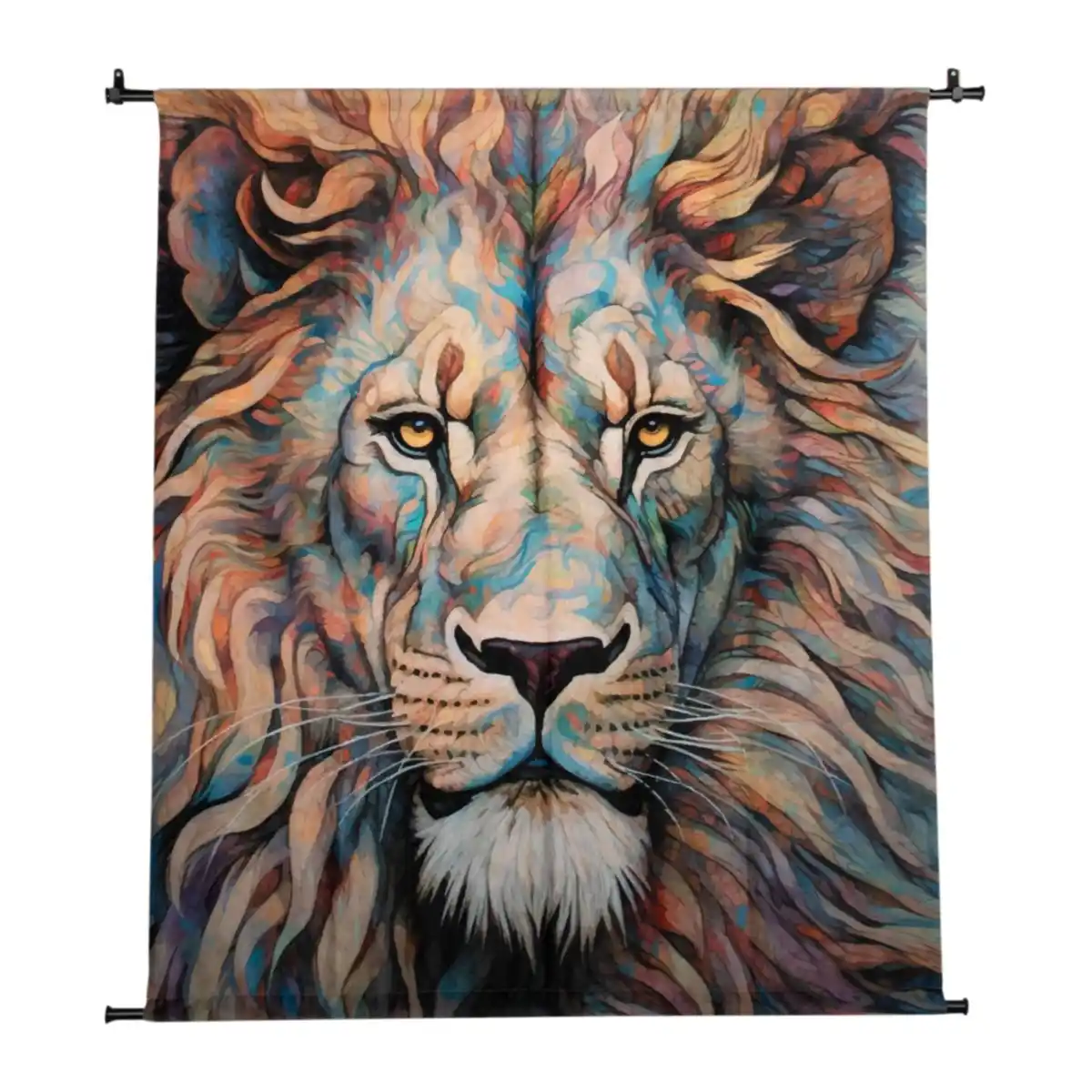 Bild 1 von Textil-Wandbild »Löwe«