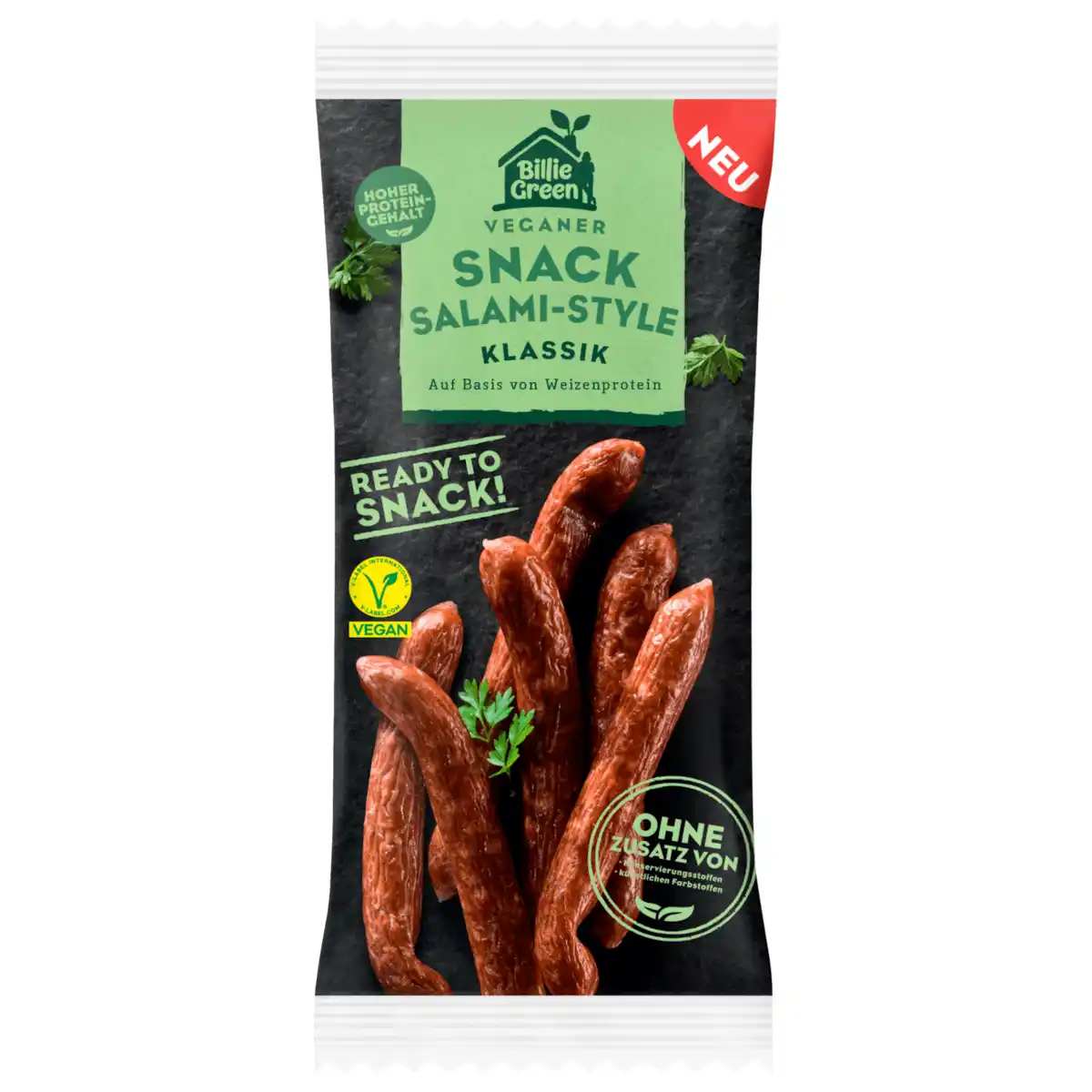 Bild 1 von Billie Green Snack Salami Style vegan 75g