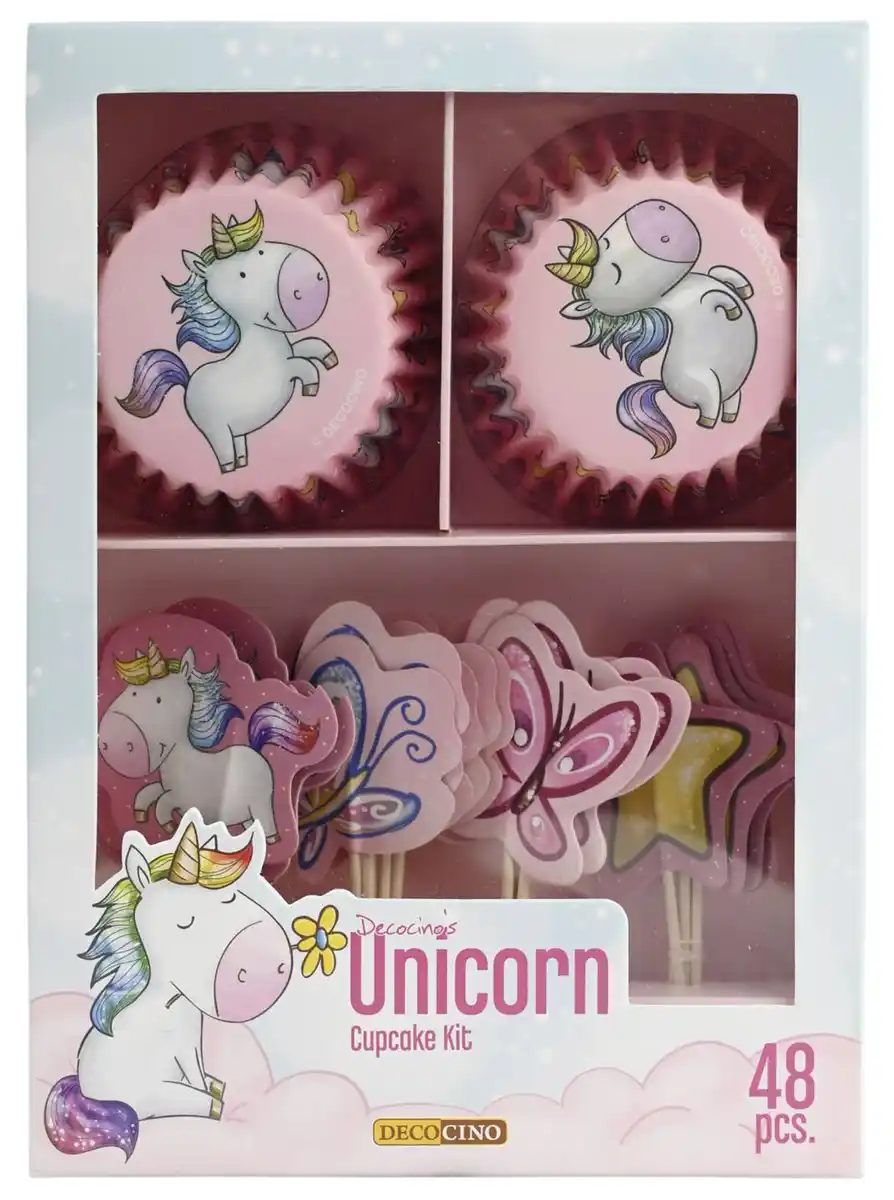Bild 1 von DECOCINO Muffin-Set »Unicorn«, 48-teilig