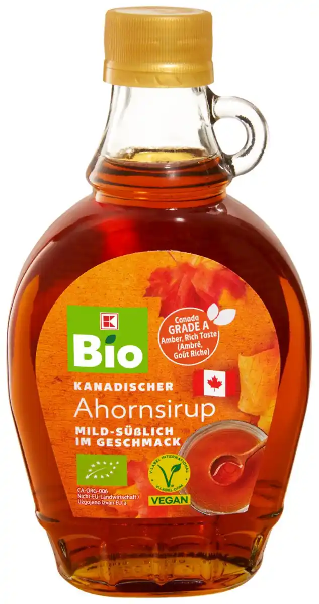 Bild 1 von K-BIO Kanad. Bio-Ahornsirup, 250-ml-Fl.