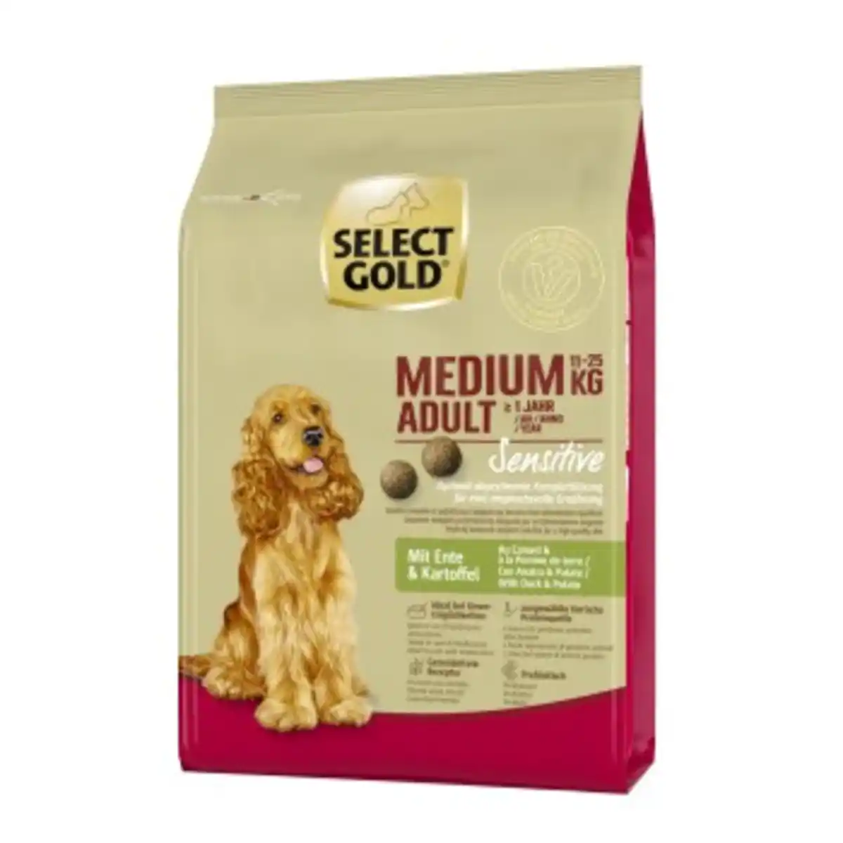 Bild 1 von SELECT GOLD Sensitive Adult Medium Ente und Kartoffel 1 kg
