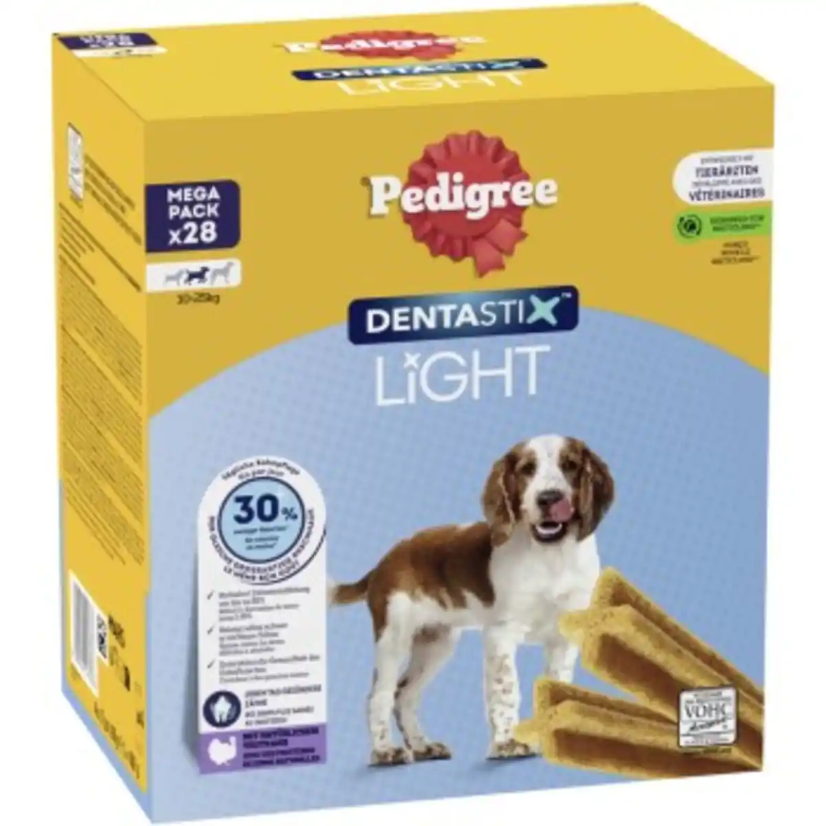 Bild 1 von Pedigree Zahnpflege Dentastix Light Multipack für mittelgroße Hunde 28x1 Stück