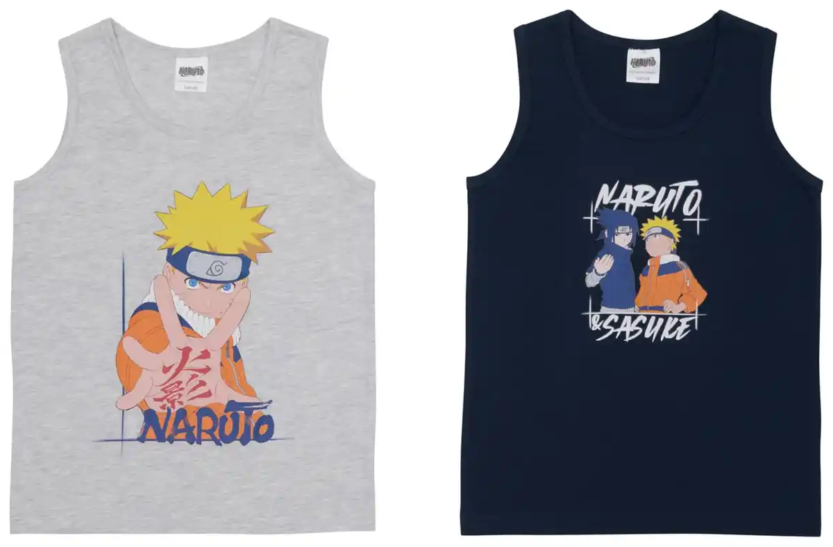 Bild 1 von Kinder-Unterhemden »Naruto«, 2-St.-Packg.