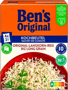 BEN'S ORIGINAL Reis im Kochbeutel, 4 Btl. = 500-g-Packg.