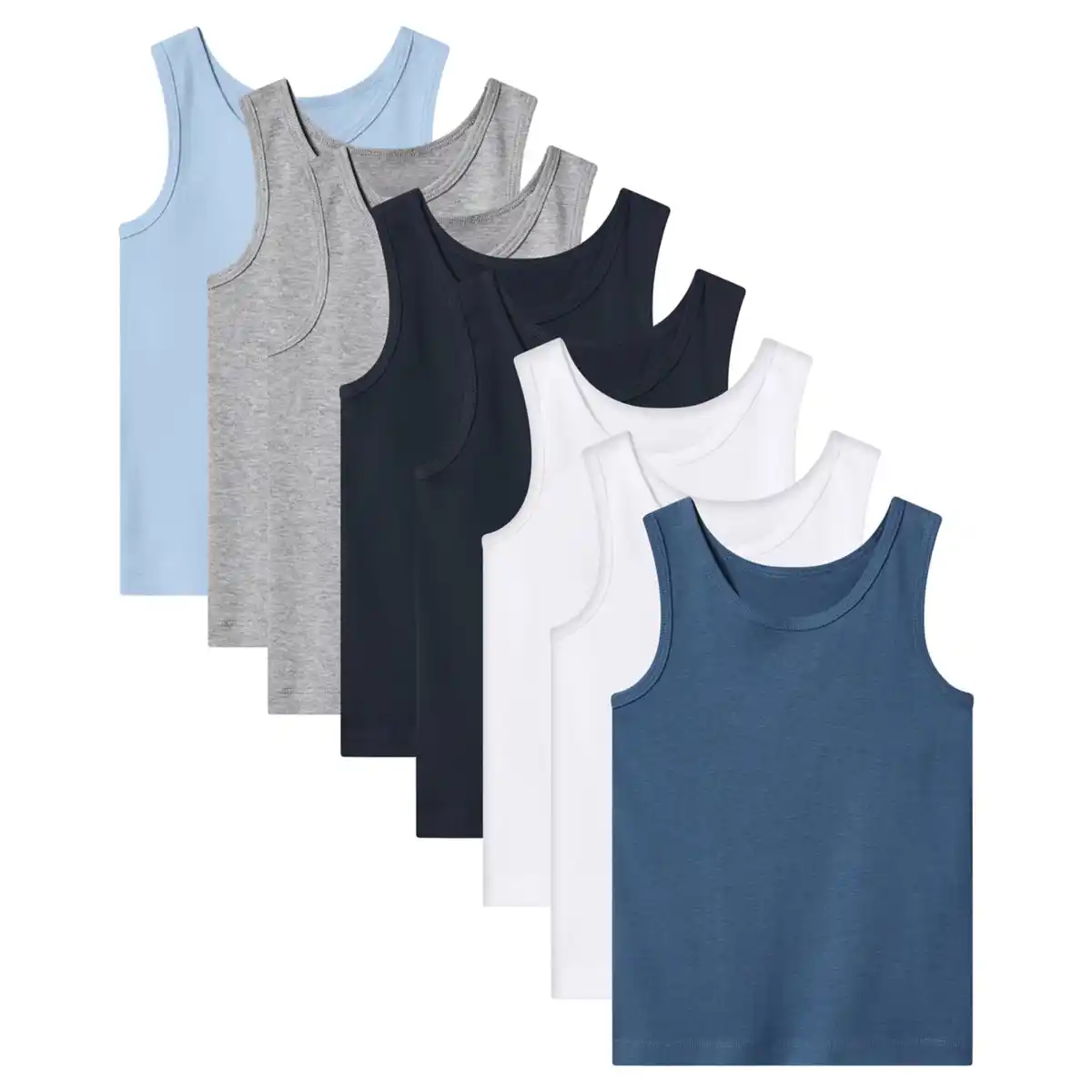 Bild 1 von KUNIBOO® Kinder-Unterhemden, 8-St.-Packg.