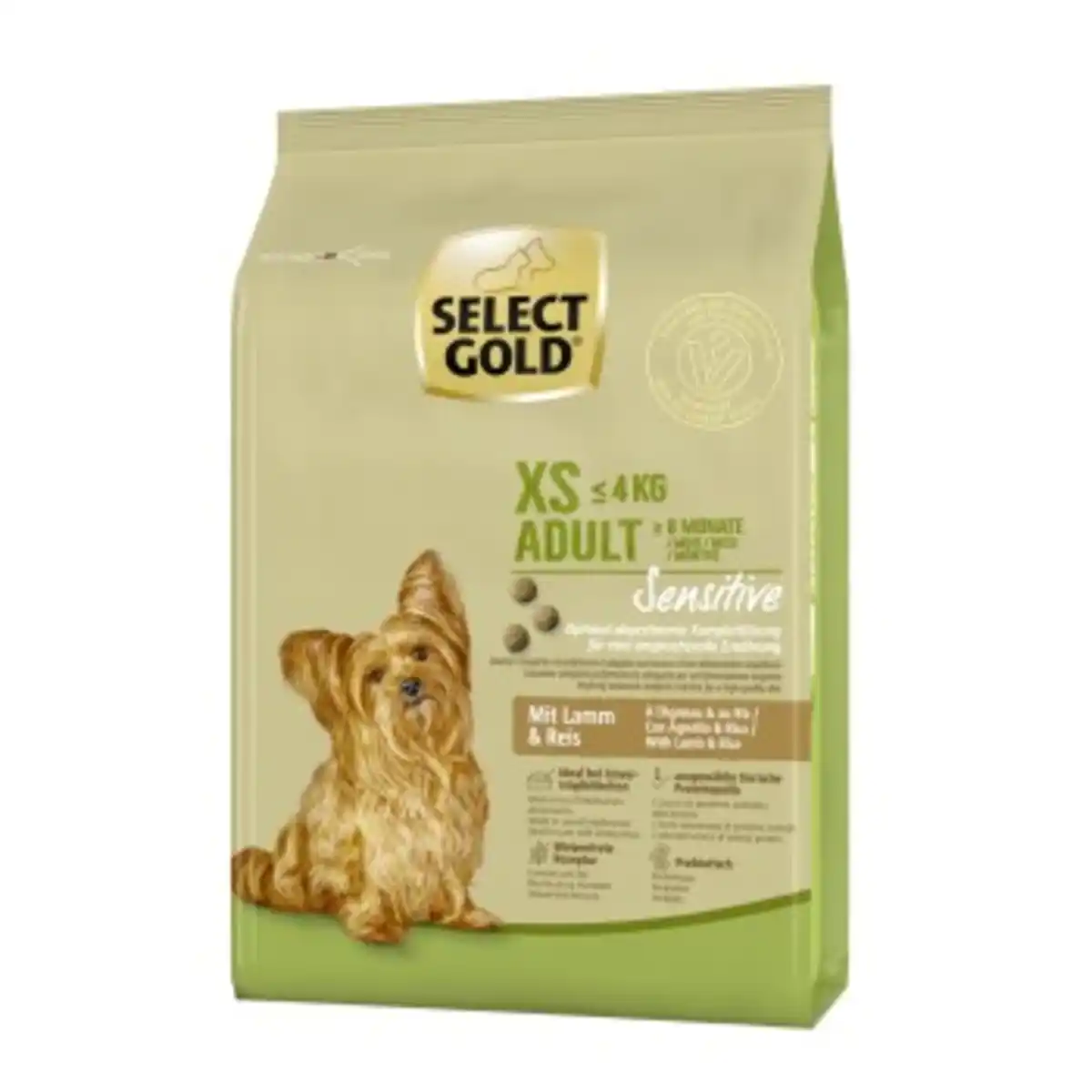 Bild 1 von SELECT GOLD Sensitive XS Adult Lamm und Reis 1 kg