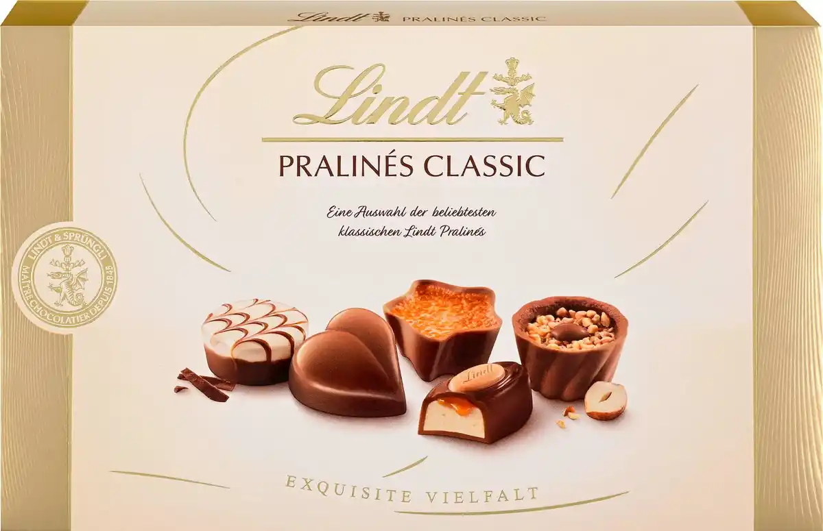 Bild 1 von LINDT Exquisite Vielfalt, 125-g-Packg.