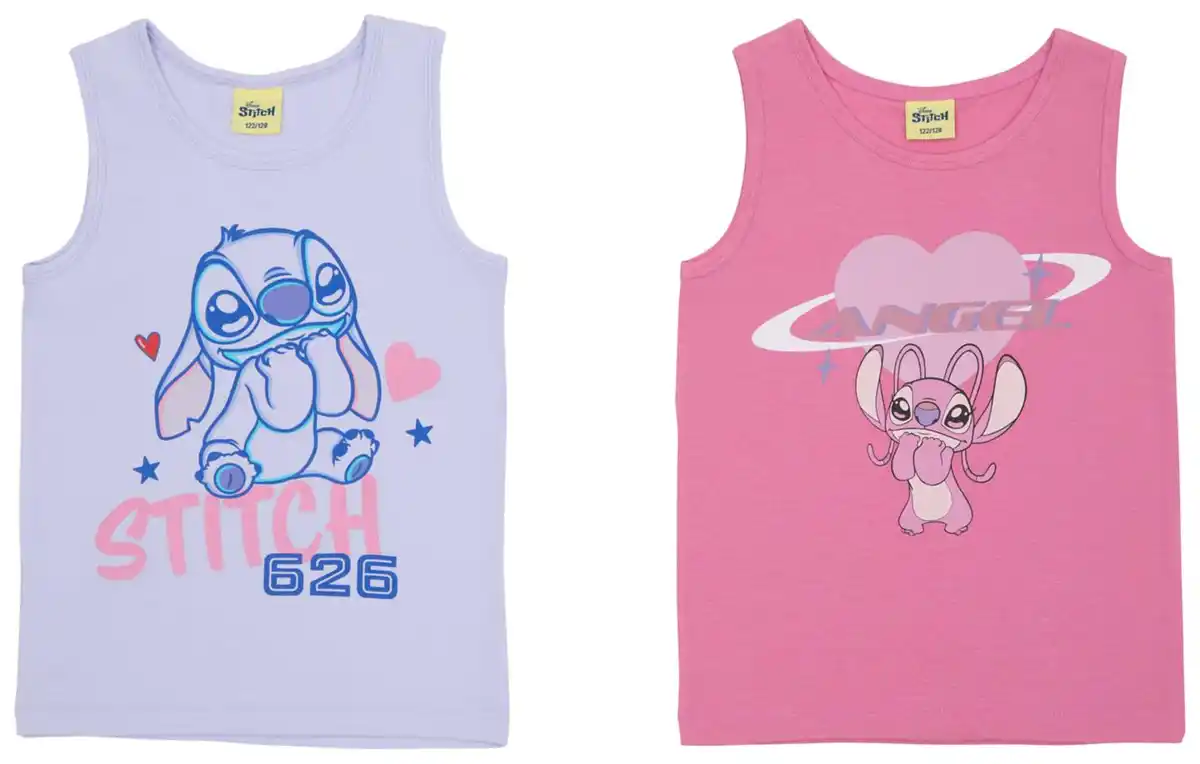 Bild 1 von Kinder-Unterhemden »Stitch«, 2-St.-Packg.