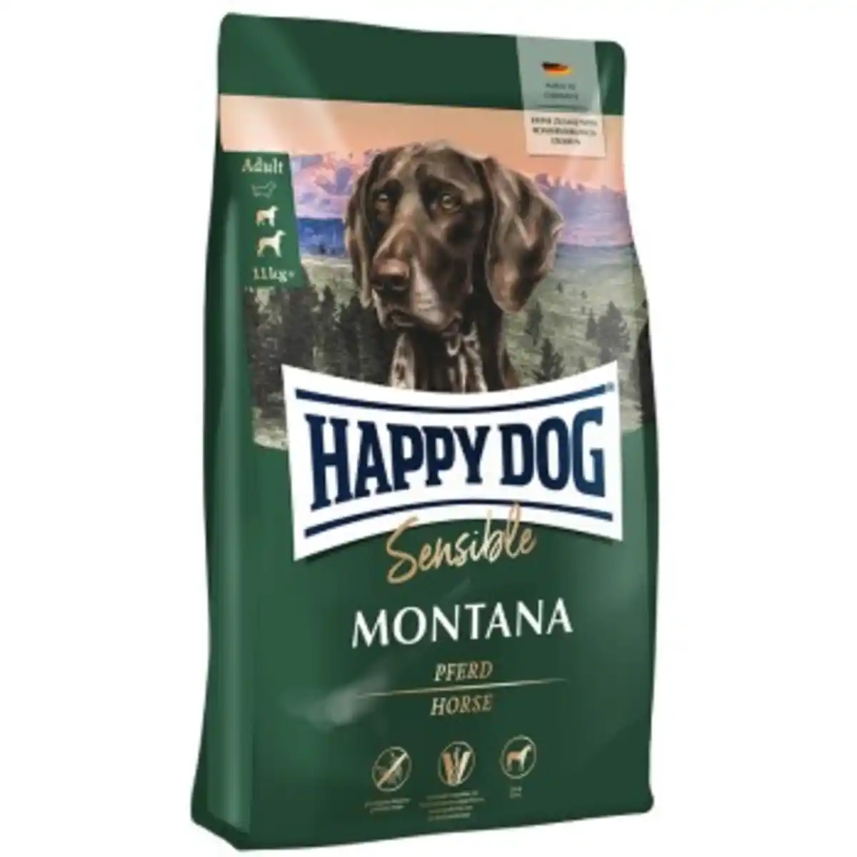 Bild 1 von HAPPY DOG Sensible Trockenfutter Hund Adult, Montana 4 kg