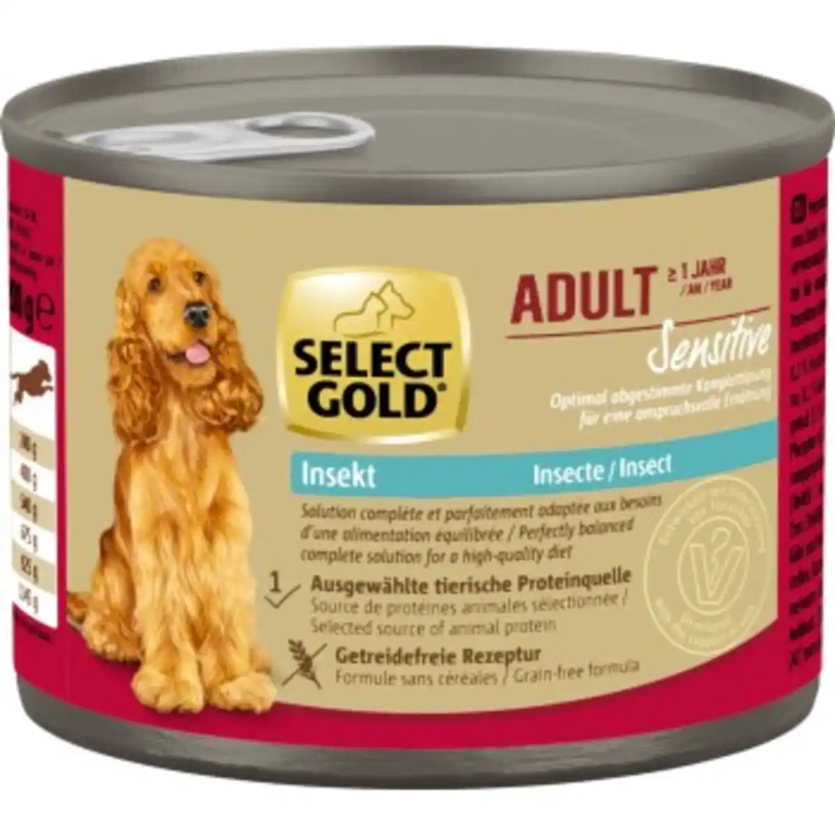 Bild 1 von SELECT GOLD Nassfutter Hund Extra Sensitive Adult Insect 6x200 g