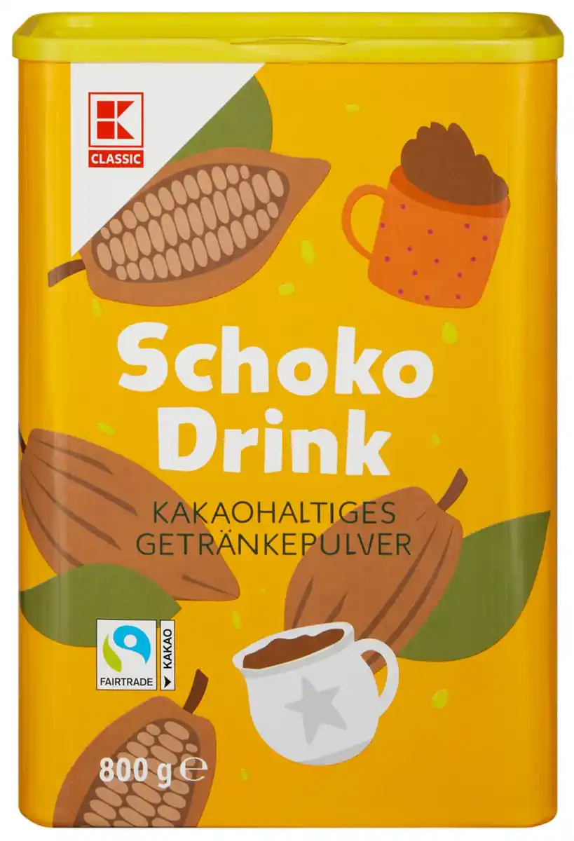 Bild 1 von K-CLASSIC Schoko-Drink, 800-g-Packg.
