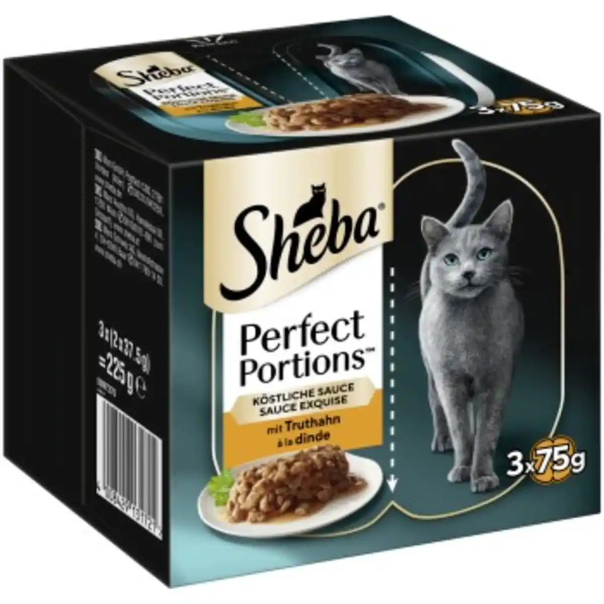 Bild 1 von Sheba Perfect Portions Nassfutter Katze, Truthahn in Sauce 6x75 g Truthahn