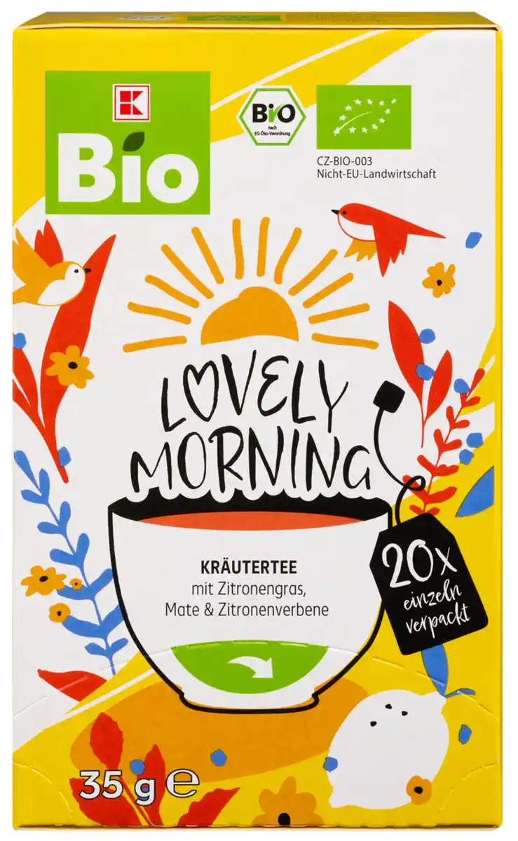 Bild 1 von K-BIO Bio-Kräutertee »Lovely Morning» oder «Cozy Evening», 20 Btl. = 30 - 35-g-Packg.