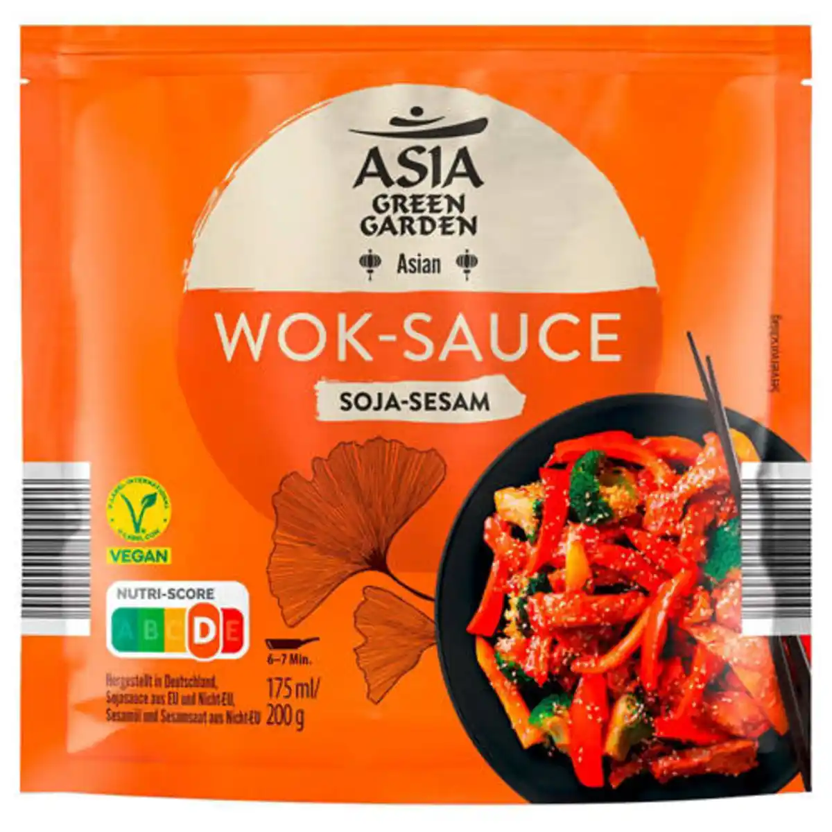 Bild 1 von ASIA GREEN GARDEN Asia Wok-Saucen 200 g, Soja-Sesam