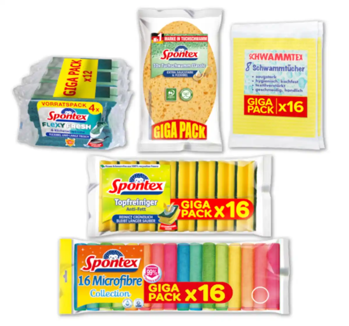 Bild 1 von SPONTEX Reinigungshelfer im Giga-Pack*