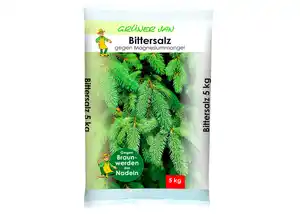 Bittersalz beugt der Braunfärbung vor