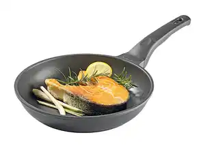 Aluguss-Profi-Pfanne 24cm Diese Profi-Pfanne ist aus einem hochwertigem Aluminium-Guss gefertigt und verfügt über eine extrem kratzresistente und langlebige "ILAG Non Stick ultimate"-Antihaftbeschi