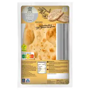 ASIA GREEN GARDEN Naan Brot 260 g, Natur