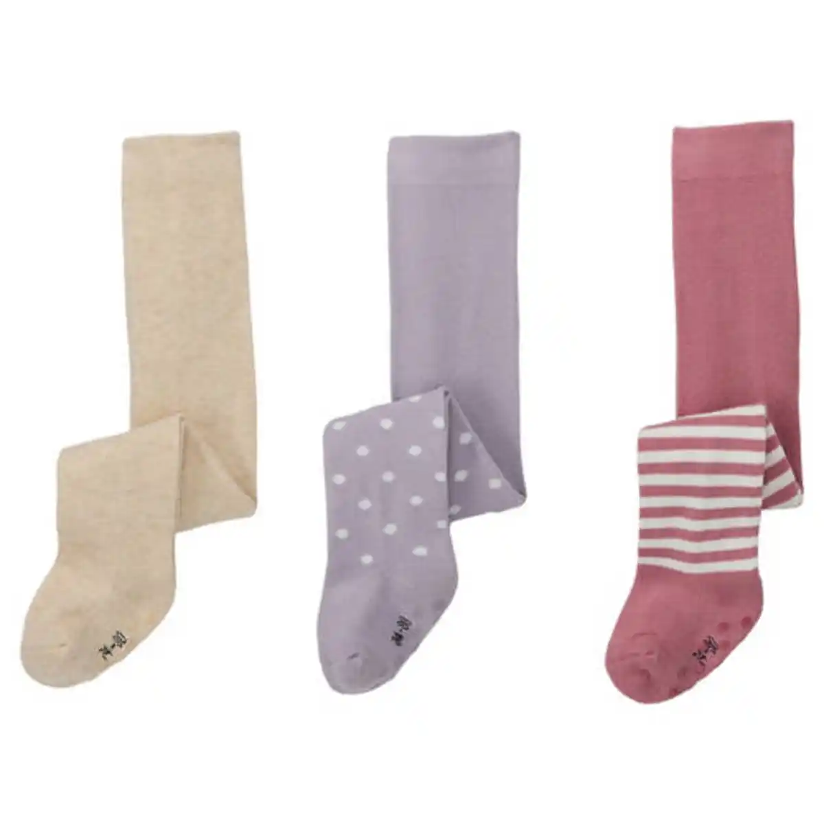 Bild 1 von LILY & DAN Baby Strumpfhosen, 3er-Pack, Blume, 62-68