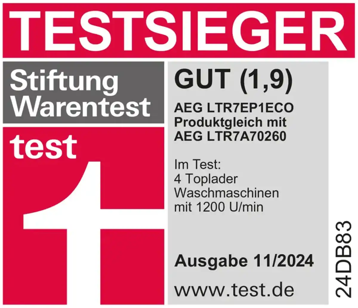 Bild 2 von AEG LAVAMAT LTR7EP1ECO