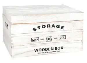 Holz Deko-Kisten mit Deckel