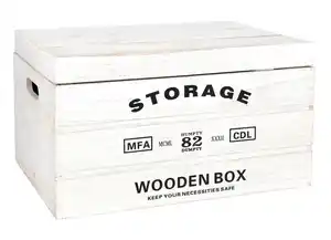 Holz Deko-Kisten mit Deckel