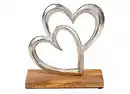 Bild 1 von Metall-Herz auf Holzständer