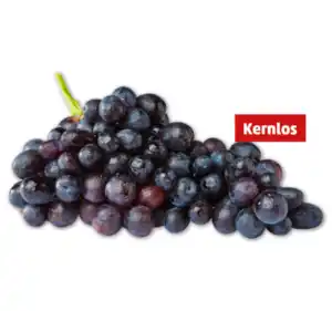 Dunkle, kernlose Tafeltrauben