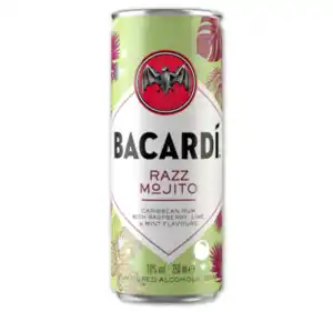 BACARDÍ Razz Mojito oder BOMBAY SAPPHIRE Gin Tonic*