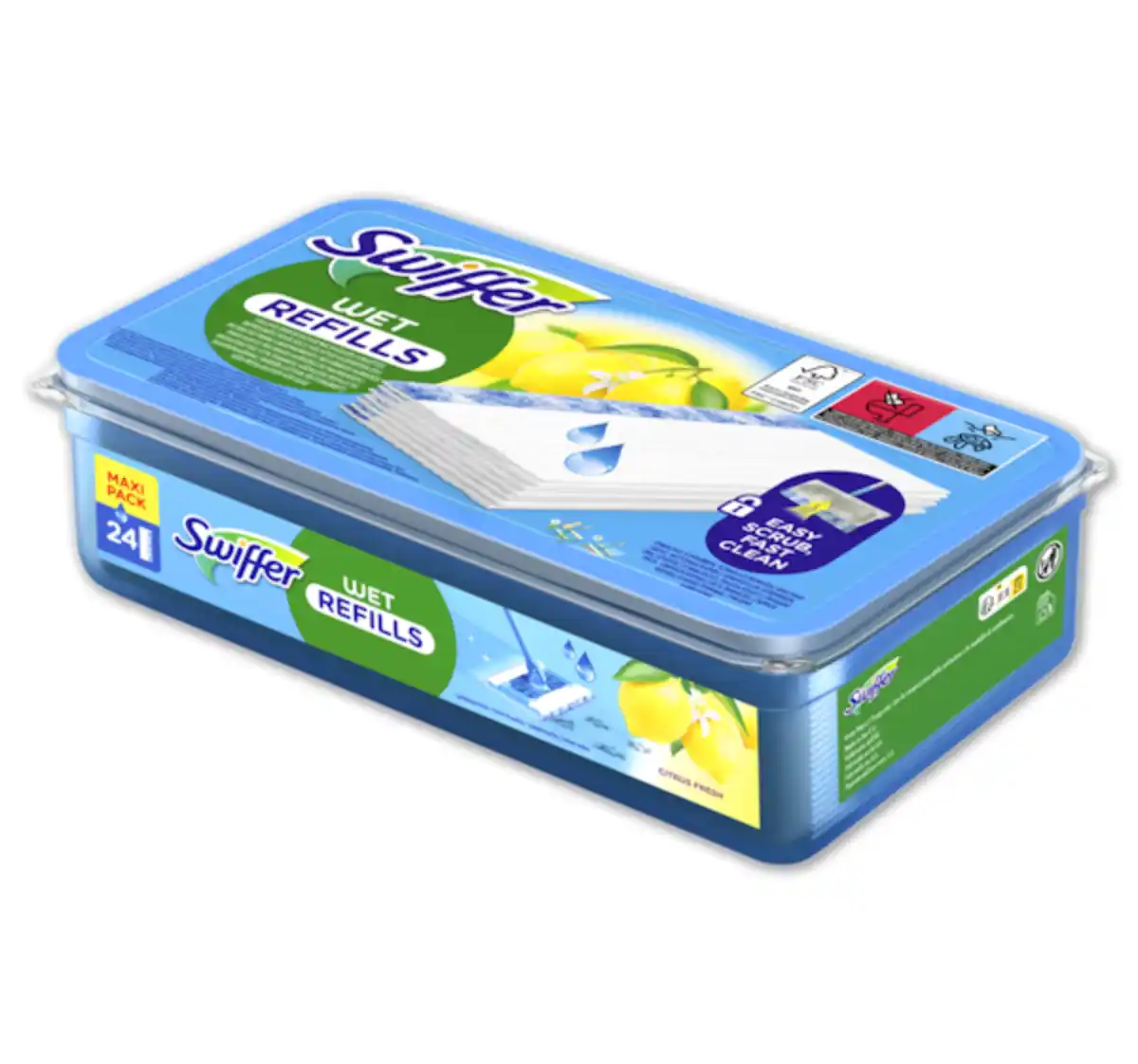 Bild 1 von SWIFFER Feuchte Bodenwischtücher CITRUS FRESH*