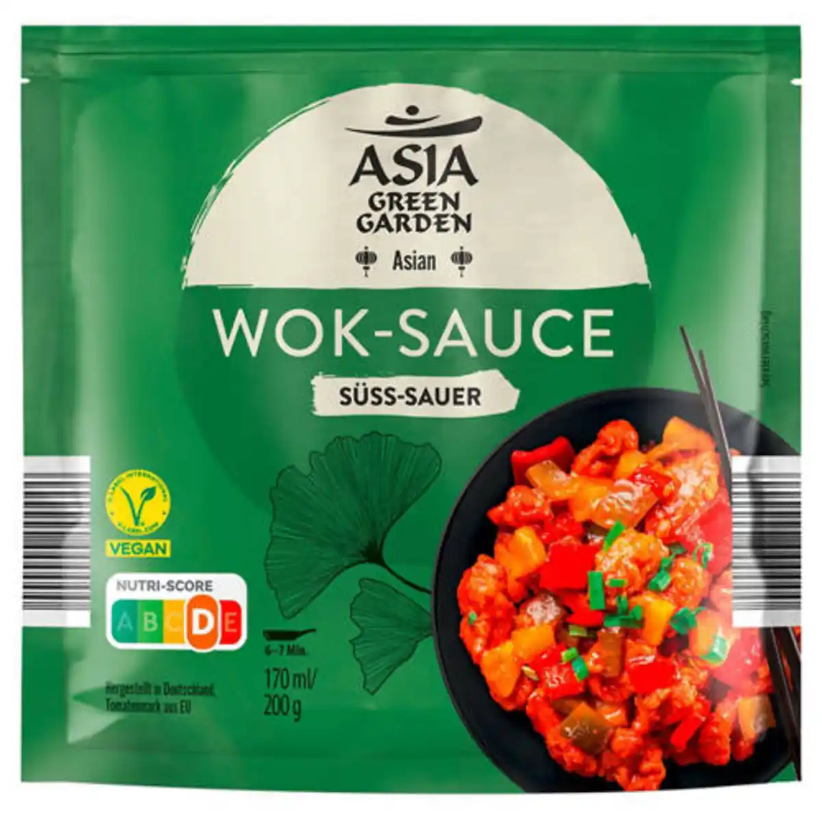 Bild 1 von ASIA GREEN GARDEN Asia Wok-Saucen 200 g, Süß-Sauer
