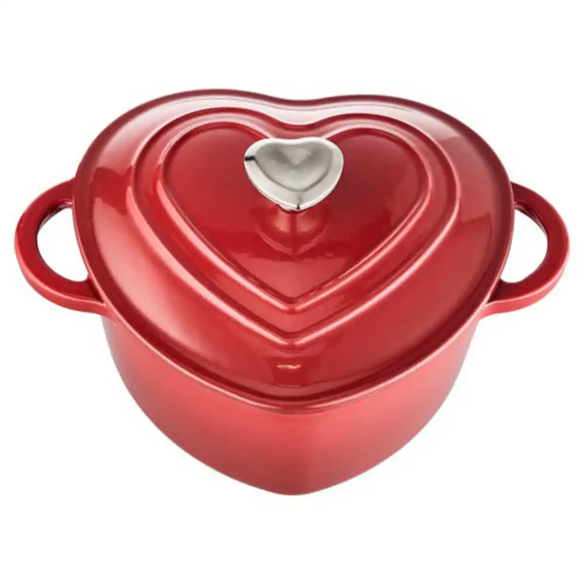 Bild 1 von CROFTON Gusseisernes Sortiment, Herztopf, rot