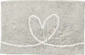 IDEENWELT Badteppich 50x80cm grau