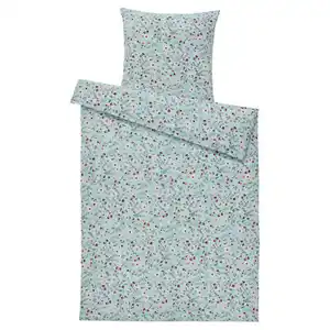 NOVITESSE Jersey Bettwäsche, grün, 135 x 200 + 80 cm