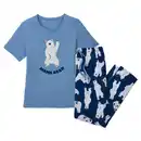 Bild 1 von UP2FASHION WOMEN Damen Pyjama, blau, S 36/38