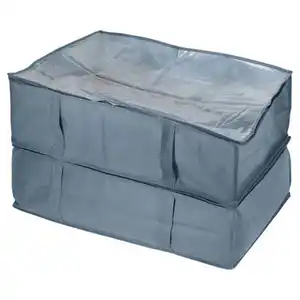 HOME CREATION Deckenaufbewahrungstasche 2er-Set, blau