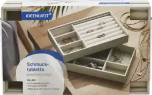 IDEENWELT Schmucktabletts 2er-Set
