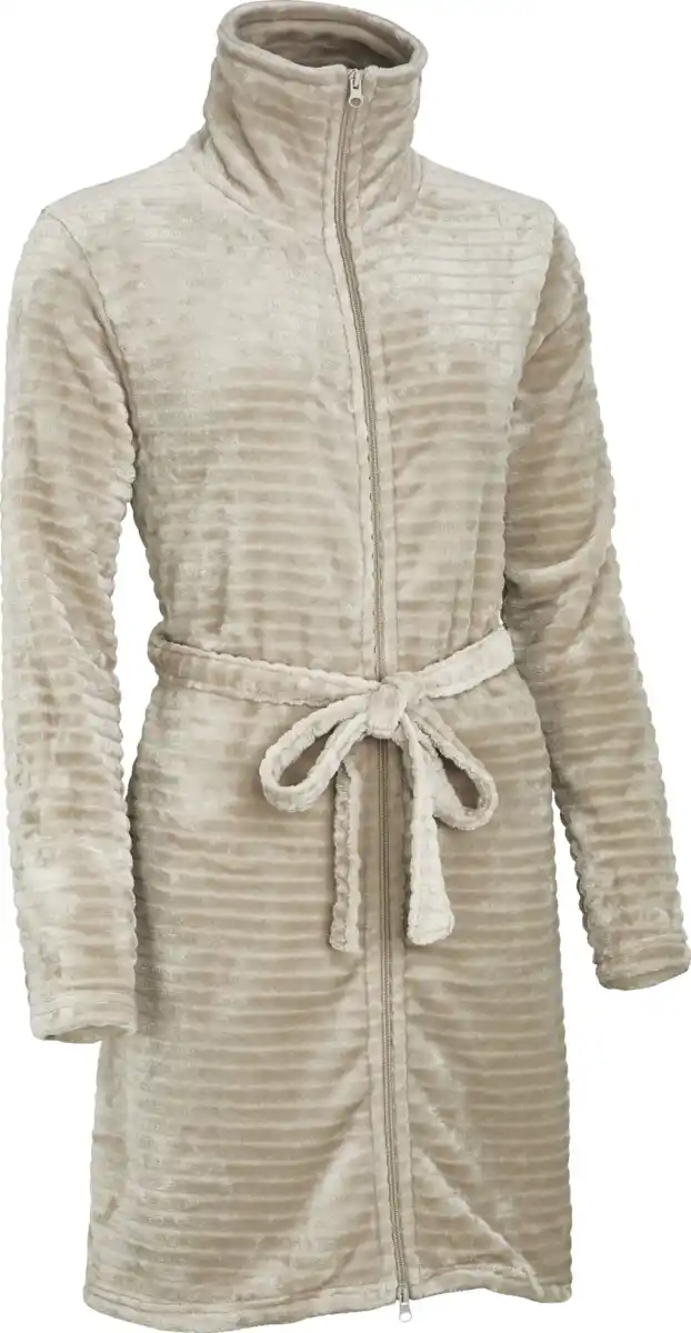 Bild 1 von IDEENWELT Morgenmantel mit Reißverschluss Gr. S/M