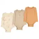 Bild 1 von LILY & DAN Baby Body 3er-Set, beige/braun, 62/68