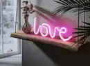 Bild 2 von IDEENWELT LED-Neon-Leuchte pink