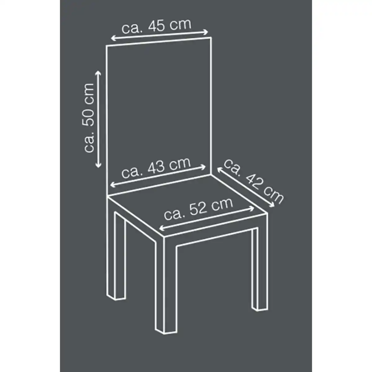 Bild 2 von Bella Casa Stuhlhusse "Tunez"