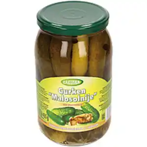 Eingelegte Gurken "Malosolnije" mit Meerrettich