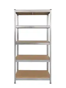 TrendLine Schwerlastregal Stahl 180 x 90 x 40 cm 5 Holzböden 875 kg